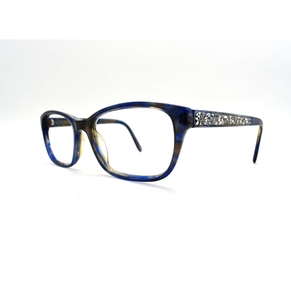 Vera Wang Inga BL Crystal Blue 51-16-135mm Eyeglasses FRAMES ONLY - FAIR